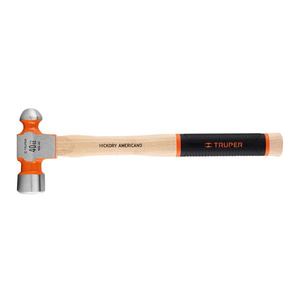 Martillo de Bola 40 oz con Mango de Hickory y Grip Ergonómico, Truper