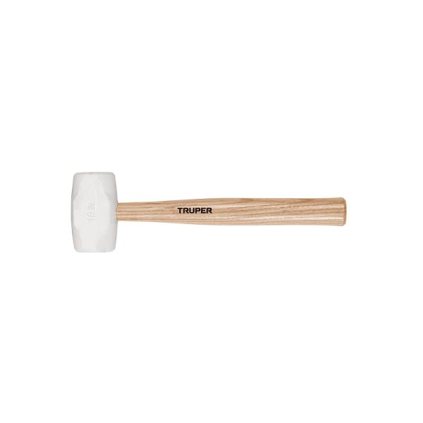 Mazo de Hule de 16 oz con Mango de Madera Truper