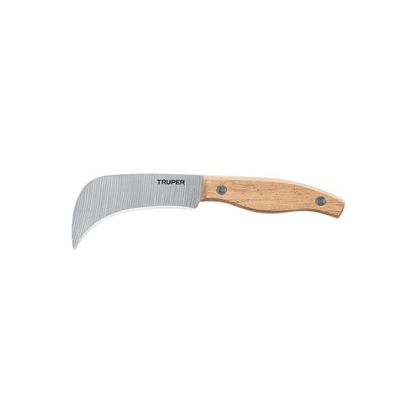 Cuchillo para Linóleo de 7" con Mango de Madera, Truper