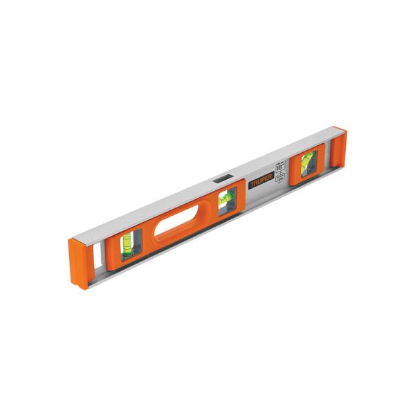 Nivel Profesional de Aluminio Truper de 18" con Protección ABS