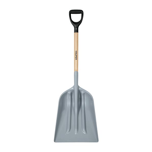 Pala Sanitaria Truper de Cabeza Plástica y Mango de Madera 27"