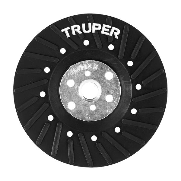 Respaldo para Discos de Lija 4-1/2" con Eje M14, Truper