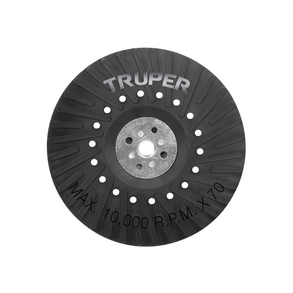 Respaldo para Discos de Lija de 7 Pulgadas, Eje M14 - Truper