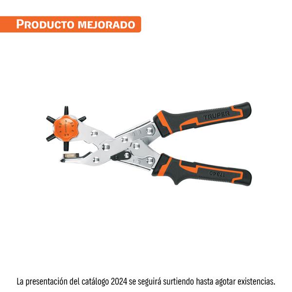 Pinza Sacabocados de 9" con Mango de PVC, Truper