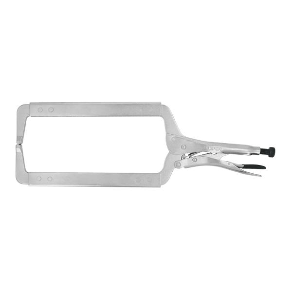 Pinza de Presión Tipo C de 18" con Mordaza Fija, Truper