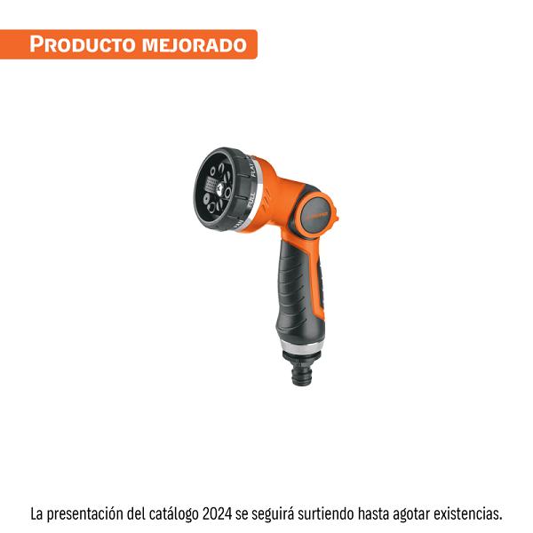 Pistola de Riego Plástica Truper con 8 Funciones y Diseño Ergonómico