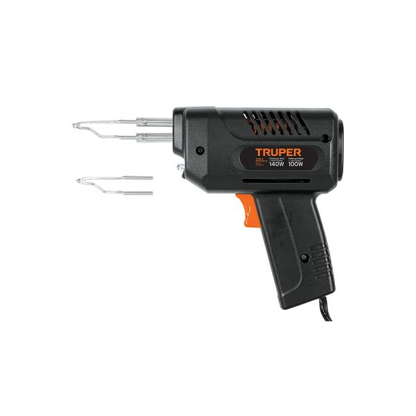 Cautín tipo Pistola Truper 140 W con Doble Temperatura