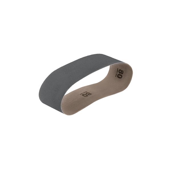 Set de 5 Bandas de Lija 3" x 21", Carburo de Silicio Grano 80