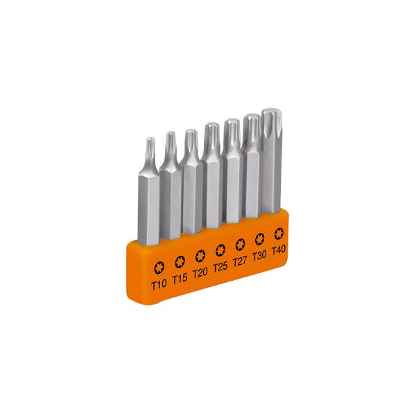 Juego de 7 Puntas Torx Combinadas de 2", Truper Expert