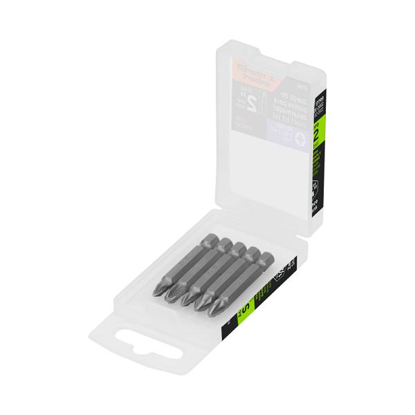 Estuche de 5 Puntas Pozidriv Combinadas Expert, 2 Pulgadas