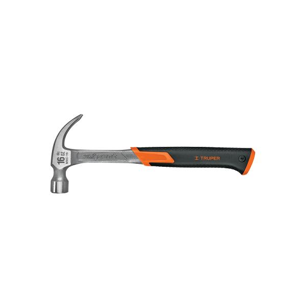 Martillo Profesional de Forja 16 oz con Uña Curva y Mango de Neopreno Expert
