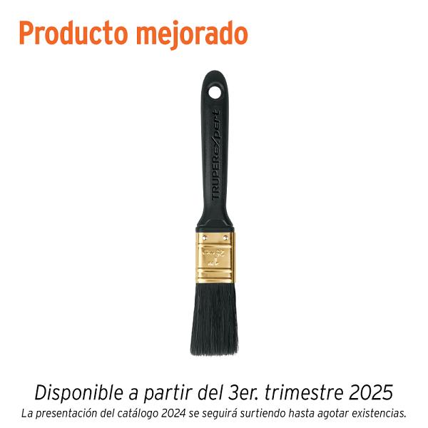 Brocha Profesional de 1" Truper Expert con Mango de Plástico