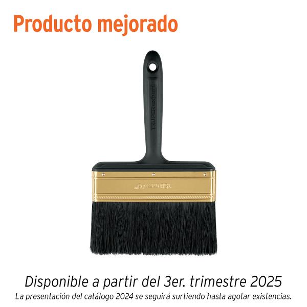 Brocha Profesional Truper Expert de 6 Pulgadas con Mango de Plástico