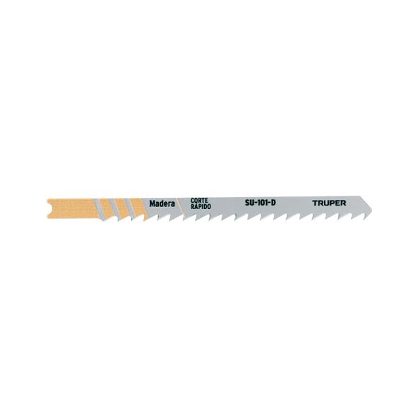 Juego de 5 Seguetas para Madera con Zanco 'U', 6 DPP, Corte Recto