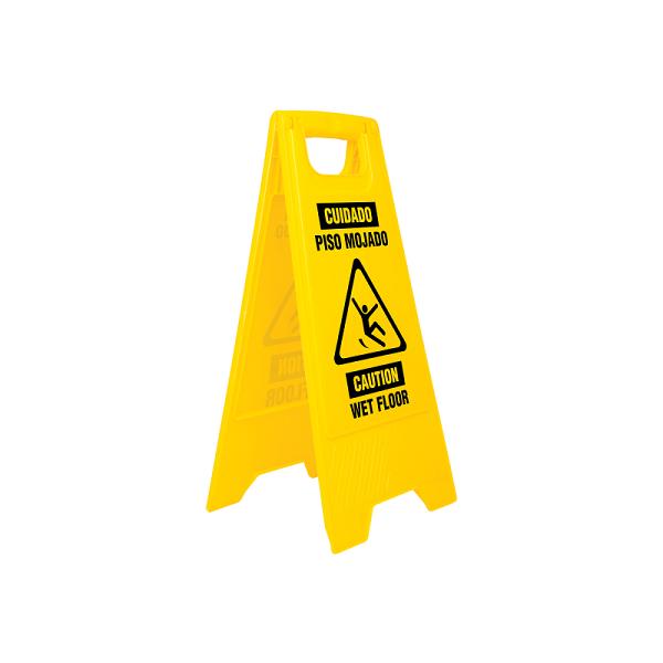 Letrero de Piso Resbaloso de 62 cm Klintek - Señal de Precaución