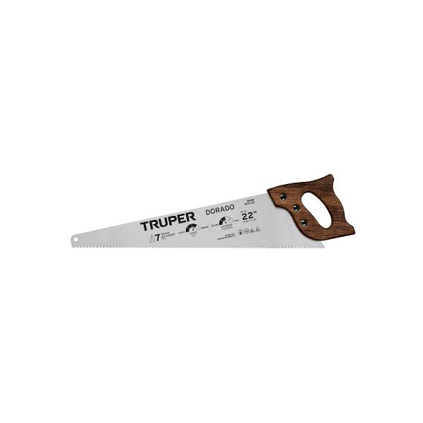 Serrucho Profesional Truper Dorado de 22 Pulgadas, 7 DPP