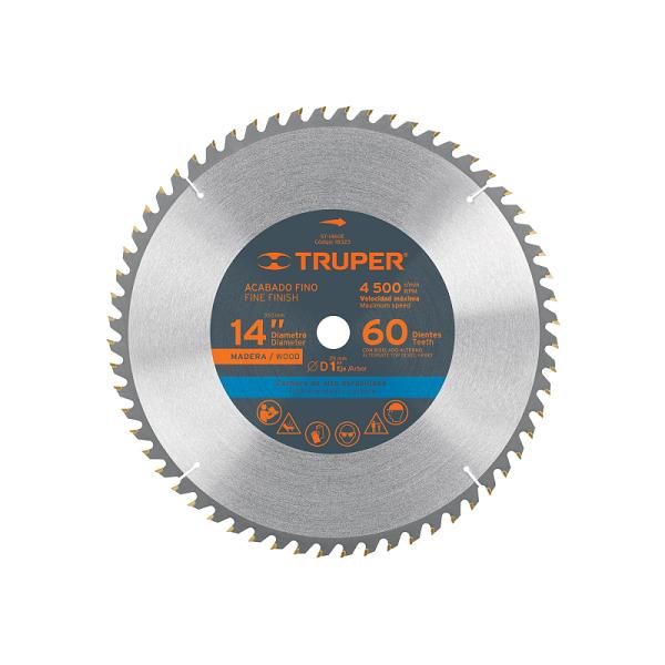 Disco de Sierra para Madera Truper de 14 Pulgadas y 60 Dientes