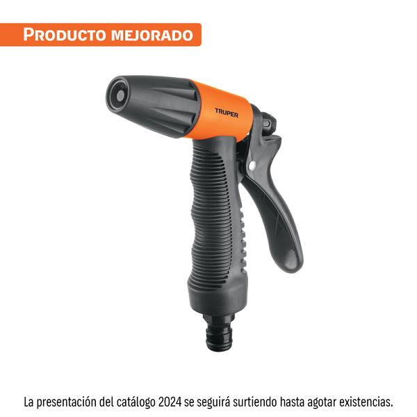 Pistola de Riego Plástica de 2 Funciones con Recubrimiento