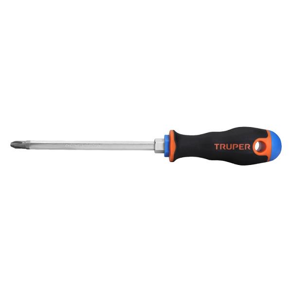 Desarmador de Cruz Truper 5/16 x 6 Pulgadas Comfort Grip