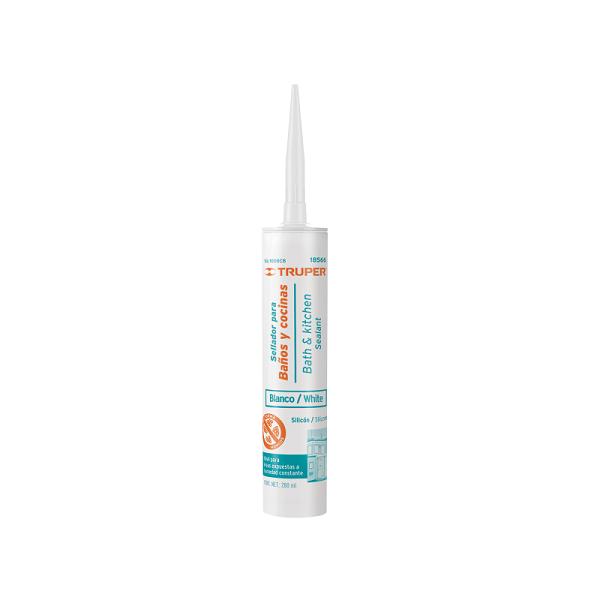 Sellador Blanco para Baños y Cocinas Truper, 280 ml