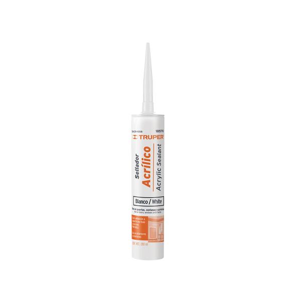 Sellador Acrílico Blanco Truper, 280 ml