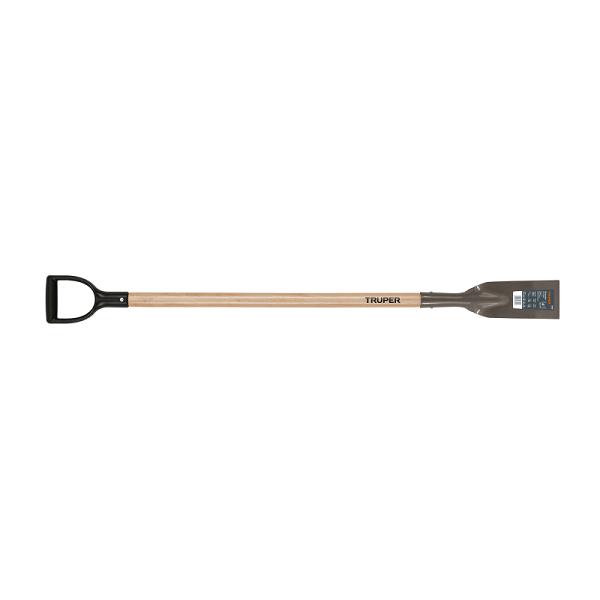 Raspador Agrícola Forjado Truper de 4" con Mango de Madera de 42" y Puño en Y