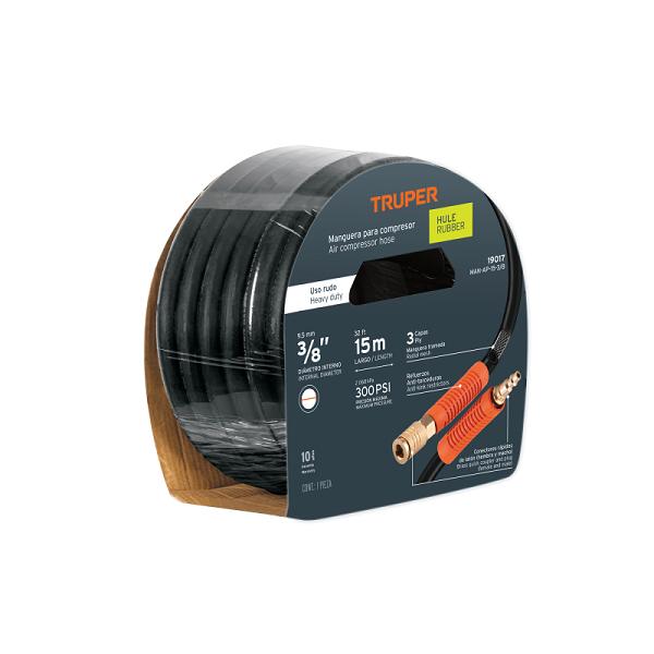 Manguera de Hule para Compresor Truper, 15m x 3/8"