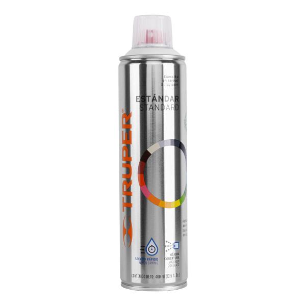 Pintura en Aerosol Blanco Brillante, Bote Esbelto (400 ml)