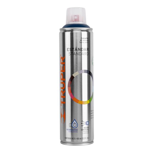 Pintura en Aerosol Azul Ultramar Brillante - Bote Esbelto, 400 ml