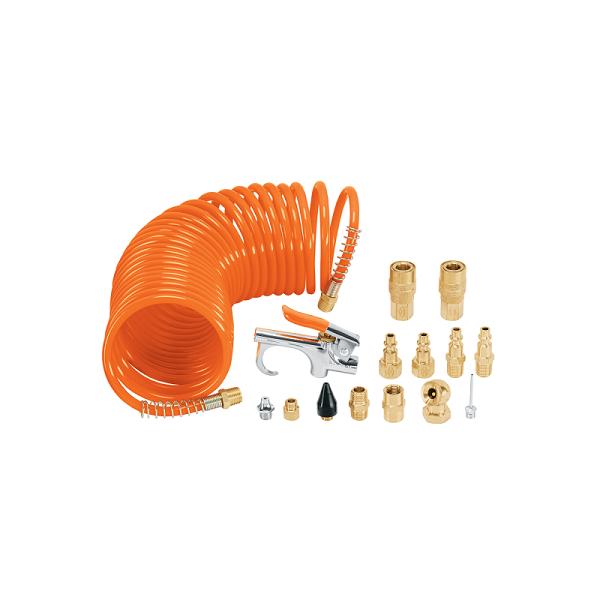 Juego de Accesorios Neumáticos Truper con Manguera, 15 Piezas (1/4' NPT)