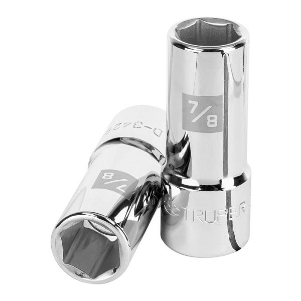 Dado Largo de 7/8" con Entrada de 3/4", 6 Puntas, Truper