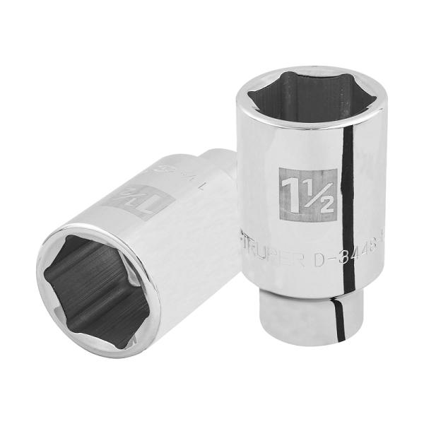 Dado Largo Truper de 1-1/2" con Cuadro de 3/4", 6 Puntas