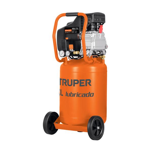 Compresor de Aire Vertical Lubricado Truper de 50 Litros, 3.5 HP