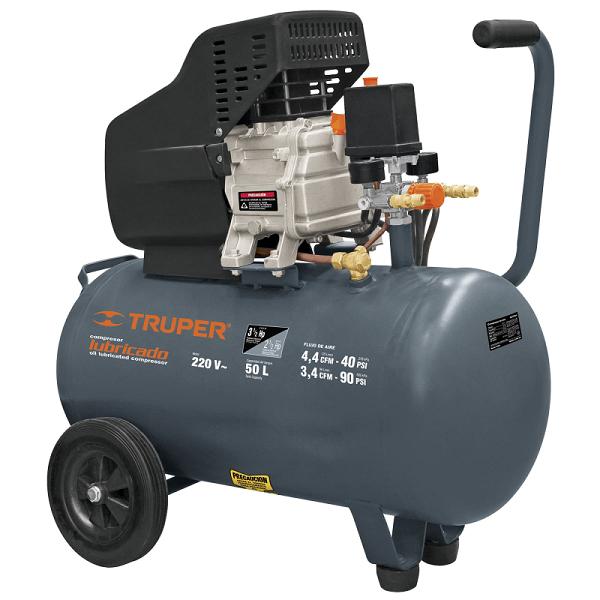 Compresor de Aire Horizontal de 50 Litros y 3.5 HP (220V)