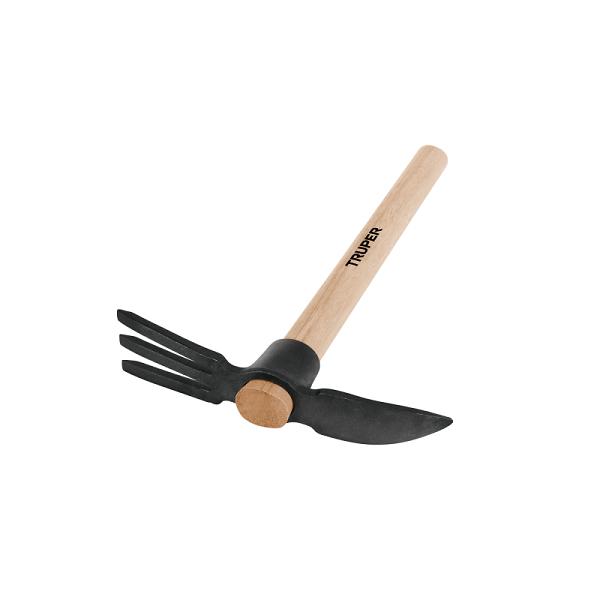 Rastrillo Pico Truper con Mango de Madera de 14 Pulgadas