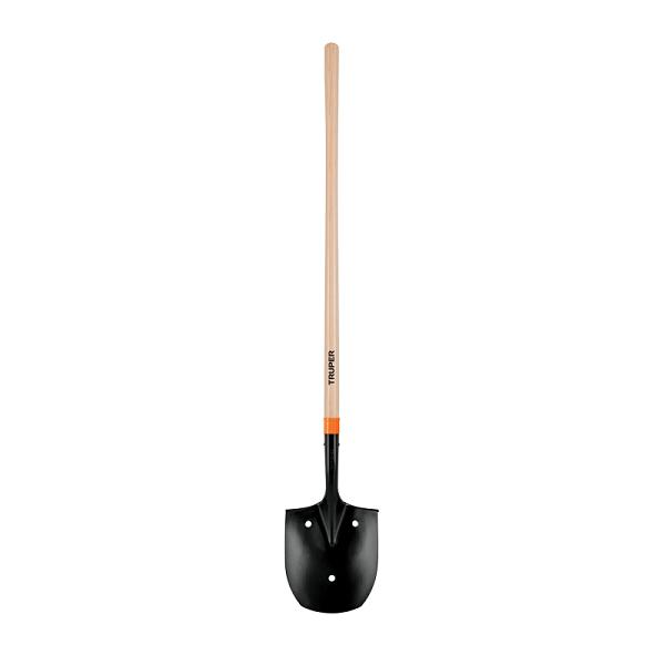 Pala de Irrigación Arrocera T-2000 con 3 Perforaciones y Mango de Madera de 45"