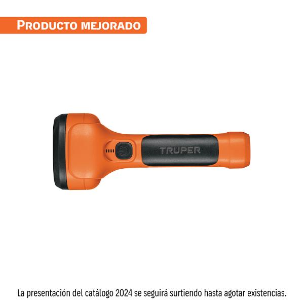 Linterna Plástica de LED Recargable Truper, 350 lm