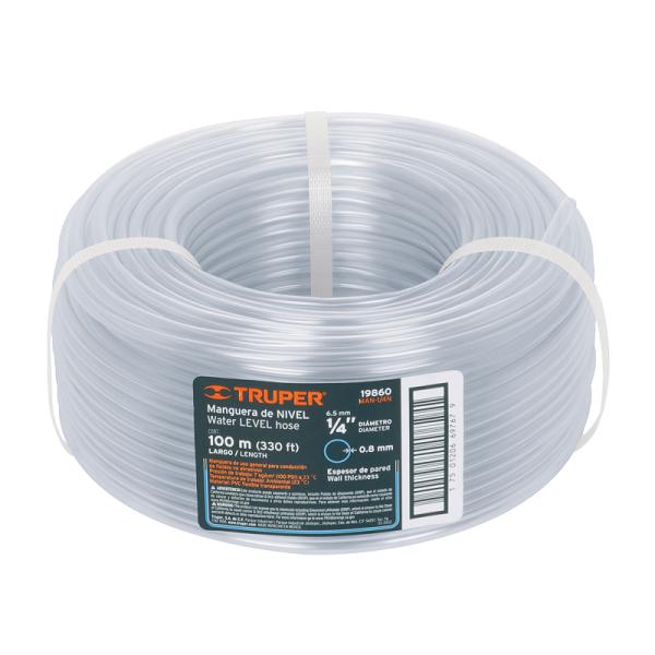Manguera de Nivel de 1/4" en Rollo de 100 m, Truper