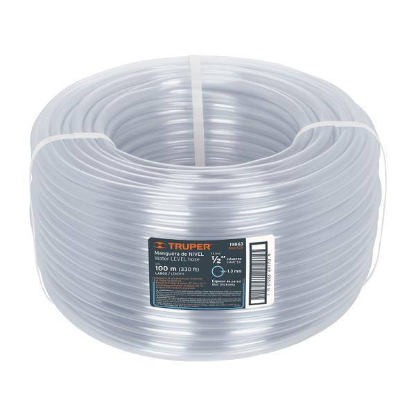 Manguera de Nivel de 1/2" Truper, Rollo de 100 m