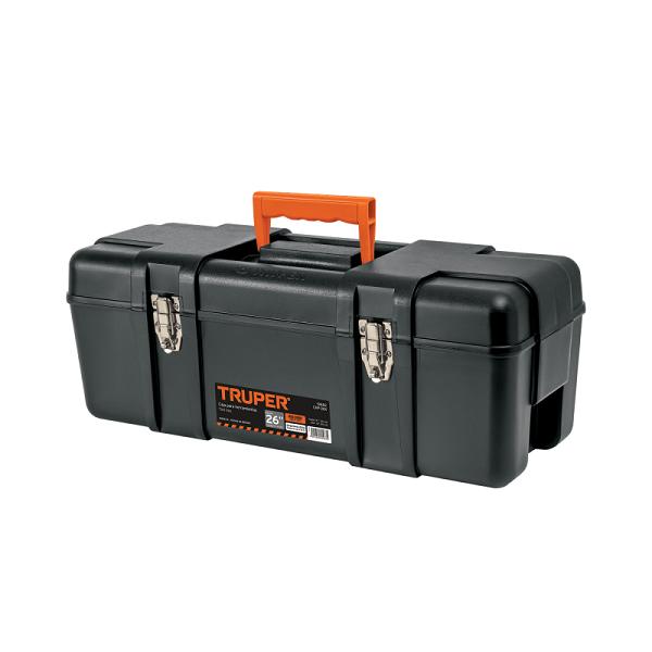 Caja de Herramientas Industrial de 26 Pulgadas con Broches Metálicos