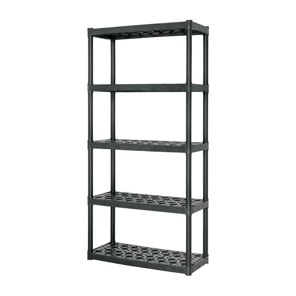 Estante Plástico de Uso Rudo Truper con 5 Repisas (Capacidad 350 kg, 185 x 43 x 91 cm)