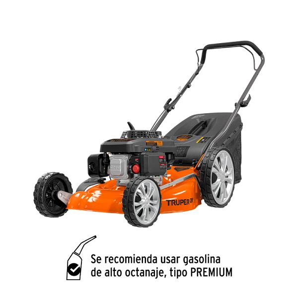 Podadora de Pasto a Gasolina Truper de 5 HP y 20 Pulgadas
