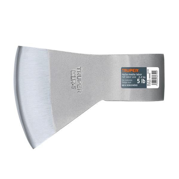 Hacha Media Labor Ojo Redondo de 5 lb sin Mango, Truper