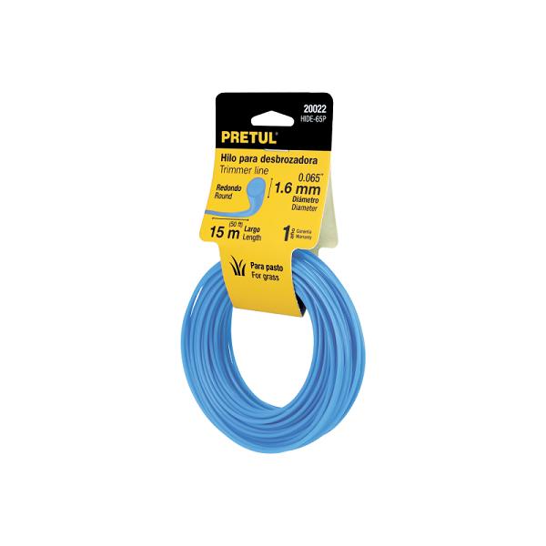 Hilo Redondo para Desbrozadora Pretul 1.6 mm x 15 m