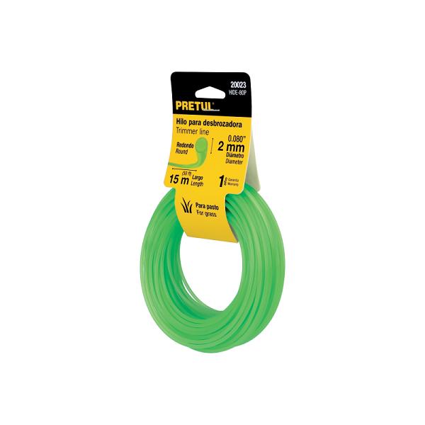 Hilo Redondo para Desbrozadora Pretul - 2 mm x 15 m