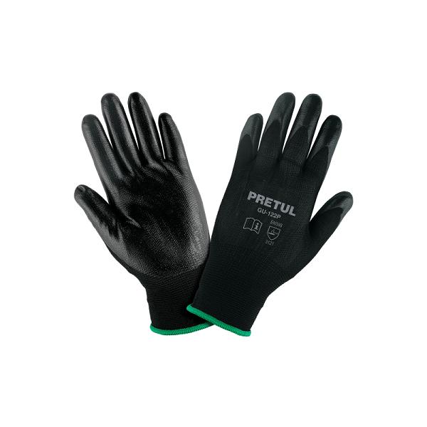 Guantes de Nylon Recubiertos de Nitrilo Pretul Talla M