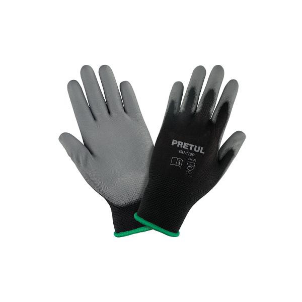 Guantes de Nylon Recubiertos de Poliuretano Pretul, Talla M