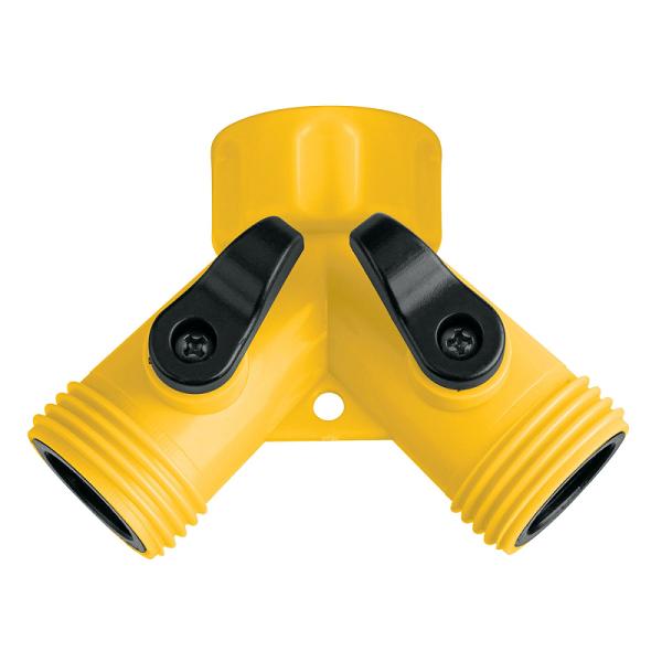 Conector en 'Y' de Plástico de 3/4" para Manguera, Pretul
