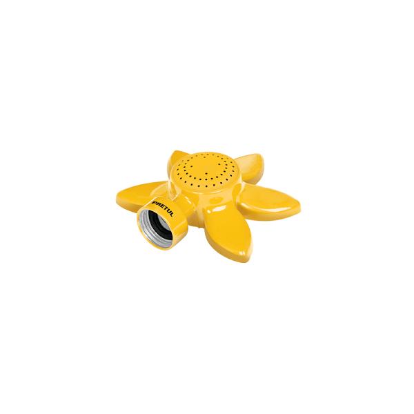 Aspersor de Riego Circular Tipo Flor con Base Metálica, Pretul