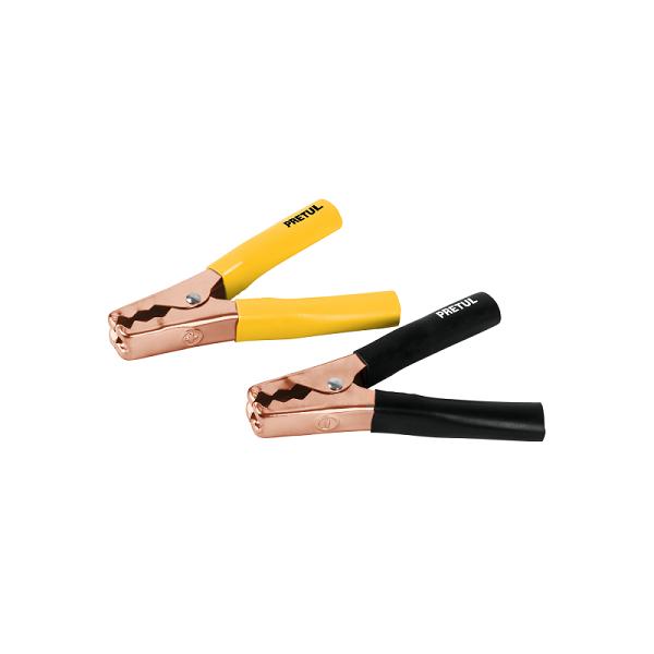 Juego de 2 Caimanes para Cables Pasa Corriente Pretul